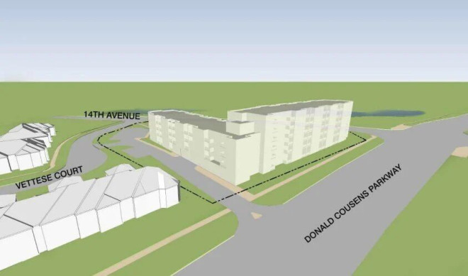 Conceptual rendering of the Box Grove project