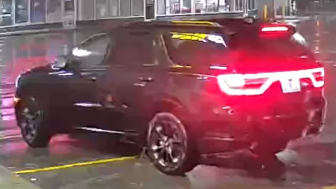 涉案黑色 Dodge Durango