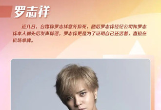 罗志祥举牌辟谣猝死！刘晓庆发文抗议刘德华成龙中招，明星被造谣也无能为力？