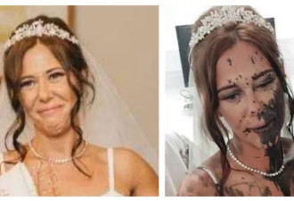 婚礼惊魂！嫂嫂泼黑漆 高级婚纱秒毁 她仍坚持完婚