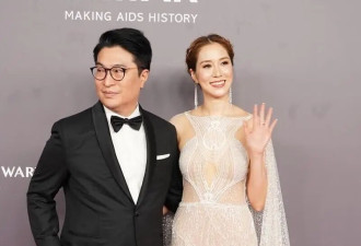 徐子淇在富豪老公面前真敢穿，丰满身材穿薄纱挖洞裙，真豁得出去