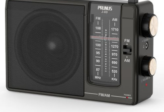 限时7.5折，AM FM 收音机便携式插入式墙壁或 AA 电池操作