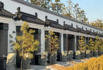 吉林一生态园有35座售价超200万元双层豪华“祠堂墓”