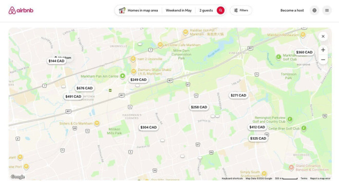 Airbnb 房源截图