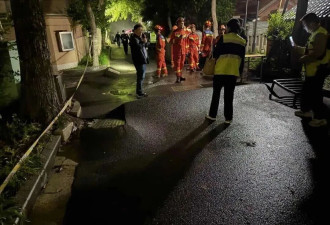杭州地铁工地突发渗漏 周边小区地面沉降墙面开裂