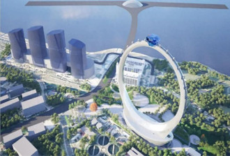 上海将建世界最高无轴摩天轮“上海之门”