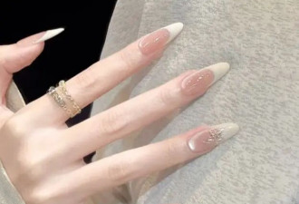 千金美甲回归：一条法式镶边 藏满低调贵气