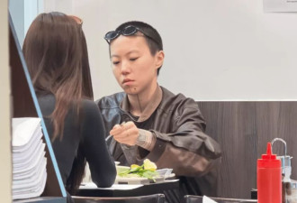 窦靖童和宋妍霏巴黎被偶遇，留着寸头很帅气