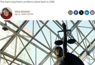 列治文华男锤杀亲母后淡定玩电脑！家具堆里传出手机铃声
