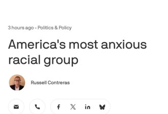 亚裔美国人仍是美国社会中”最焦虑”的种族群体