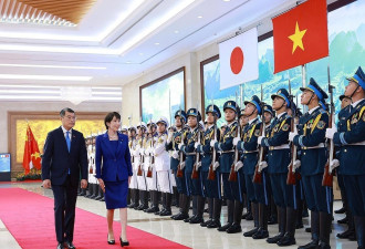 日本首相访问越南 与越南总理黎明兴等举行会谈