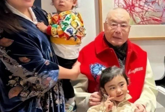 87岁刘诗昆 住美国600平豪宅 和三婚妻儿女双全