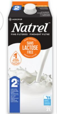 Natrel 无乳糖牛奶 4L
