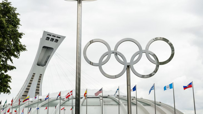  A general outdoor view of the Olympic Stadium