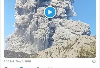 太疯狂！游客冒死打卡，火山突然喷发悲剧了