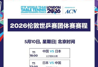 国乒男女团今天冲冠，一起迎战日本队