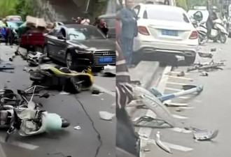 重庆肇事车撞倒多人 现场惨烈画面曝光