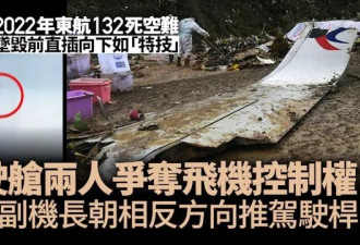 飞机曾高速翻滚360度 东航空难更多黑盒数据曝光
