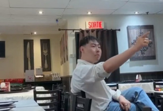 为一个免费塑料袋 加华男大骂侍者：你就是贱命