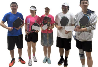 士嘉堡picktopia举行Pickleball fun 匹克球高手对抗赛