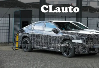 比iX3更帅 宝马纯电轿跑SUV iX4谍照正式亮相