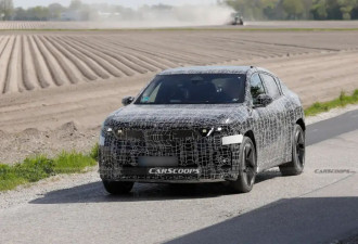 比iX3更帅 宝马纯电轿跑SUV iX4谍照正式亮相