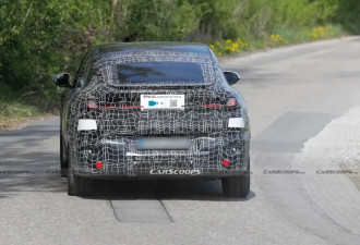 比iX3更帅 宝马纯电轿跑SUV iX4谍照正式亮相
