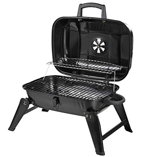 Outsunny 23" Portable Tabletop Steel Charcoal Grill