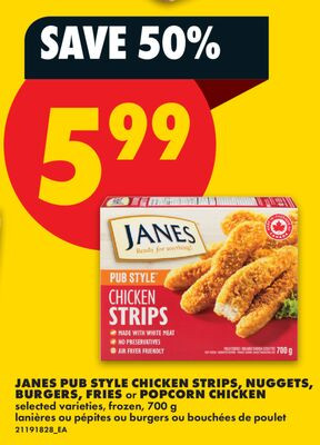 Janes 鸡柳 / 鸡块 / 炸鸡 700g