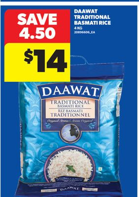 Daawat 传统巴斯马蒂米 4kg