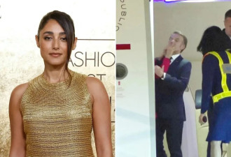 法国总统机舱门边被老婆掌掴 原来是女星短信惹祸
