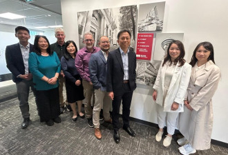 香港经贸办处长访问温哥华推广商贸发展
