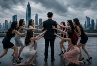 9个女人抢1个男人 深圳上演魔幻场景
