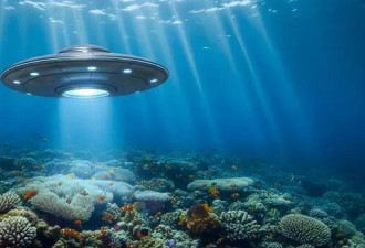 报道称海下发现上千UFO，自由穿梭水面和空中