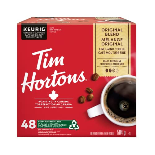 Tim Hortons Original Blend K-Cup Pods 48 Count