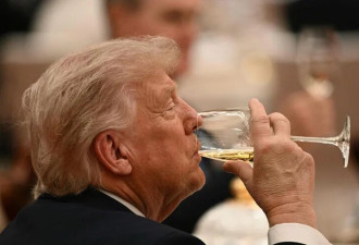 特朗普在国宴当晚“破例喝酒”?举杯敬酒分量不小