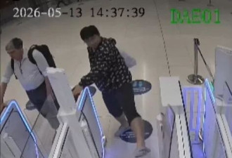 暴踢闸门骂关员 中国男大闹曼谷机场遭终身禁入境