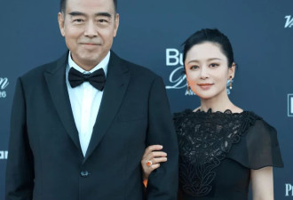 73岁陈凯歌亮相戛纳驼背脱发，陈红仍美艳