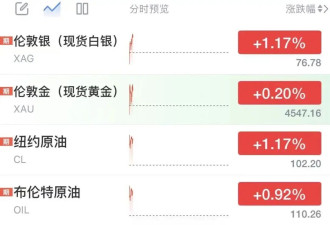 美以又要动手了？国际油价、金银直线拉升....