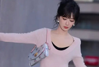 杨紫越来越甜美！穿搭淑女又气质，我们的“小雪”长大啦