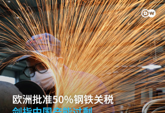 欧洲议会批准50%钢铁关税 剑指中国产能过剩