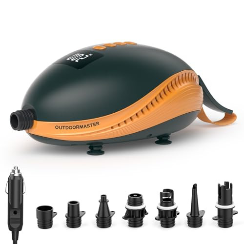 OutdoorMaster 20PSI High Pressure SUP Air Pump The Dolphin