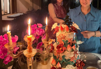 杜江晒照为妈妈庆祝70岁生日！霍思燕与婆婆同框
