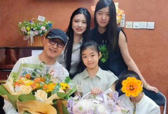汪峰首次晒出四个孩子合照！女儿露脸儿子打码，被质疑重男轻女