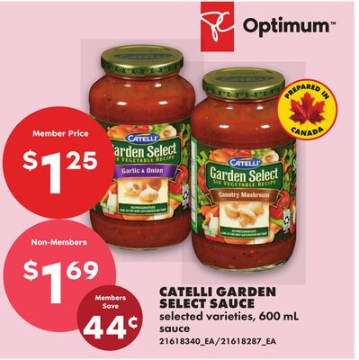 Catelli Garden Select 番茄意面酱 600mL