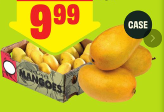 本周超市特价: 18颗鸡蛋$4.99 吕宋芒$9.99/箱 茉莉香米$10.88