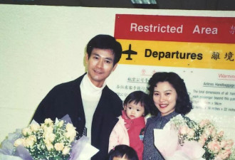 郑少秋33岁小女儿近照曝光，样貌清秀五官神似父亲