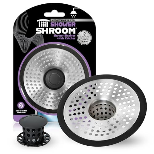 ShowerShroom Ultra 不锈钢淋浴毛发收集器