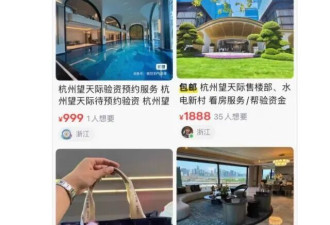 杭州顶级豪宅验资8000万 有人闲鱼卖看房资格