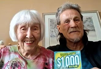 急死了! 安省98岁老妇彩票中奖$1000, 却迟迟拿不到钱!